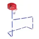 2in1 Bērnu futbola vārti un basketbola grozs ar bumbām, KX3001