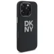Чехол DKNY для iPhone 16 Pro Liquid Silicone Metal Logo, черный