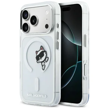 Karl Lagerfeld IML Peekaboo MagSafe чехол для iPhone 17 Pro – прозрачный