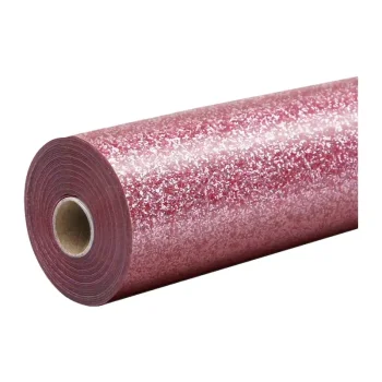 Термотрансферная пленка HTVRONT Glitter, 30.5 x 90 см, розовая