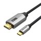 Кабель USB-C to HDMI 1,5 м Vention CRBBG (черный)