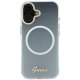 Guess IML Gradient Script Metal MagSafe Phone Case Cover iPhone 17 - White