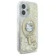 Hello Kitty iPhone 16 vāciņš Liquid Glitter Fever MagSafe, zeltīts