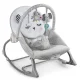 Nukido 705100 Baby Bouncer with Vibration, Grey