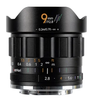 Ультраширокоугольный объектив AstrHori MF 9 мм f/2.8 APS-C для Fujifilm X