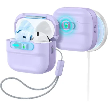 ESR Pulse HaloLock MagSafe Case for Apple AirPods 4 / 5, Purple