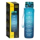 4FIZJO Motivational Tritan Sports Water Bottle 1 L, Blue