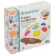 Сенсорная игрушка Pop It ёжик Montessori, разноцветная