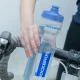 Velosipēda pudele Rockbros, 750 ml, caurspīdīga ar zilu iemuti