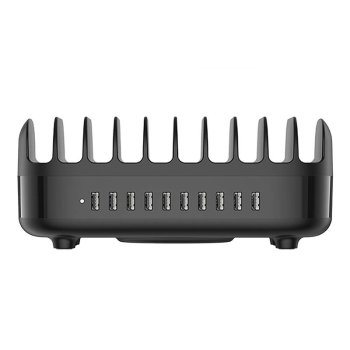 Интеллектуальная зарядная станция Orico, USB-A 10 портов (черный)