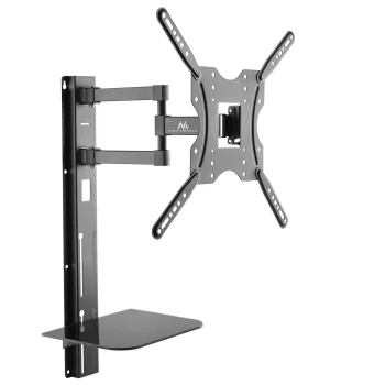 Maclean MC-772 TV Wall Mount with Shelf, 32-55", VESA 400x400, 30kg