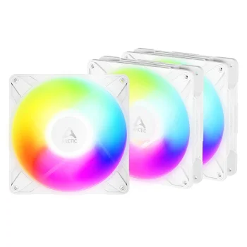 Вентилятор для корпуса ARCTIC P14 PRO Reverse PWM PST A-RGB, 140 мм, Белый, 3 шт.
