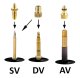 Adapteri dv av sv vārstiem | Adapters for valves