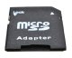 Micro SD uz SD atmiņas kartes adapteris, melns