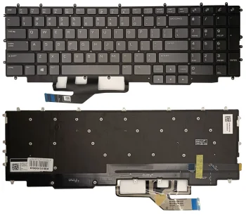 Dell G7 17 7700 tastatūra ar apgaismojumu, US, melna