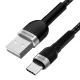 Кабель Wozinsky WNBAC1 USB-A на USB-C 2.4A 1 м черный
