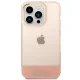Guess iPhone 14 Pro Max vāciņš Translucent, rozā