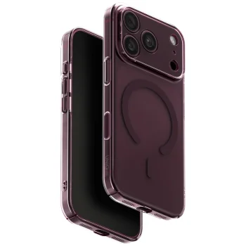 Чехол Uniq Airsuit Magclick Charging для iPhone 18 Pro / 17 Pro, бордовый