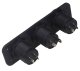 Waterproof 12V Cigarette Lighter Socket with 2x USB and Voltmeter PLS37