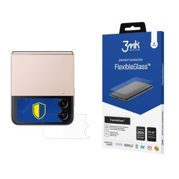 3mk FlexibleGlass™ hibrīdstikls Samsung Galaxy Z Flip 4 (priekšpuse)