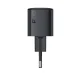 Acefast A117 GaN PD 20W USB-C sienas lādētājs, melns