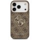 Guess 4G Big Classic Logo vāciņš iPhone 17 Pro - brūns un zelta | Phone Case Cover Brown And Gold