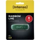 USB zibatmiņa Intenso Rainbow Line 8 GB USB 2.0, zaļa