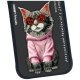 Чехол Nimmy Glasses Cool Cat для iPhone 17 Pro, Черный