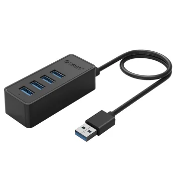 USB 3.0 хаб ORICO на 4 порта W5P-U3-100-BK-PRO, черный