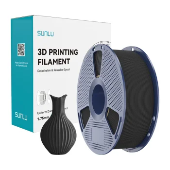 3D-нить Sunlu PLA Classic B 1.75 мм 1 кг, черная