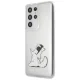 Karl Lagerfeld Samsung Galaxy S21 Ultra чехол Choupette Fun, прозрачный