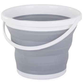 Salokāms Silikona Spainis, 10 Litri 10L | Folding Silicone Bucket