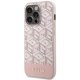 Guess iPhone 14 Pro vāciņš GCube Stripes MagSafe, rozā
