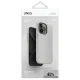 Uniq Lino Hue iPhone 15 Pro Max 6.7" case Magclick Charging light gray/chalk gray