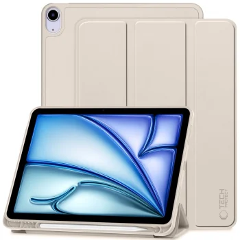 Planšetdatora vāciņš Tech-Protect SmartCase Pen priekš iPad Air 10.9 / 11, bēšs