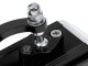 Aluminum Motorcycle Mirrors with M10 Mount and M8 Adapter, 2 pcs, Black
