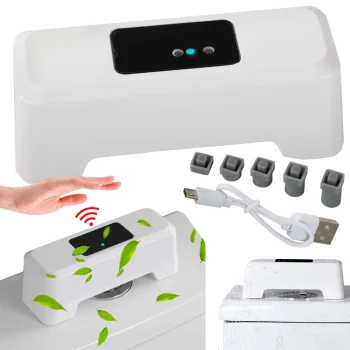 Automatic Touchless Toilet Flush with Motion Sensor, 5x15 cm, Different Colors