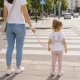 Child Safety Harness with Spiral Leash and Wristband, Grey/Pink