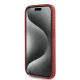 Karl Lagerfeld iPhone 15 Pro vāciņš Diagonal Quilted Script, sarkans