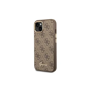 Guess GUHCP14LHG4SHW iPhone 14 Pro 6.1 "коричневый / коричневый жесткий чехол 4G...