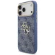 Guess 4G Classic Logo vāciņš iPhone 18 Pro Max / 17 Pro Max, zils, ar siksniņu