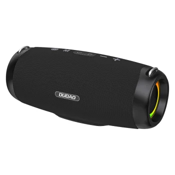 Беспроводная колонка Dudao Y21Pro с RGB подсветкой, Bluetooth 5.3, черная