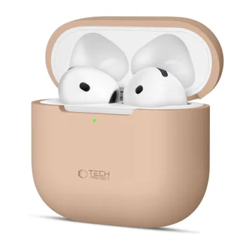 Tech-Protect Silicone Case for Apple AirPods 4 Beige