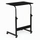 Adjustable Mobile Laptop Desk ModernHome, C-Shaped Side Table for Sofa, Black