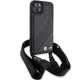 BMW iPhone 15 / 14 / 13 Case M Edition Carbon Stripe & Strap, Black