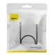 Baseus Speed Seven tīkla kabelis RJ45 10Gbps 0.5m melns (WKJS010001) | Network Cable Black