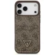 Чехол Guess 4G Nauble Card Triangle для iPhone 17 Pro Max – коричневый