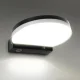 Maclean MCE346 B LED fasādes lampa, 15W, IP65, 1300lm, 4000K, melna