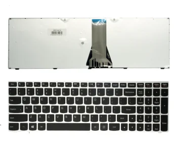 Lenovo E50-70 / G50-80 / B51 klaviatūra (US), melna