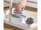 Dish Soap Dispenser with Sponge Holder for Kitchen Sink
